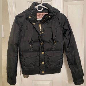 Juicy Couture black puffer jacket women’s S